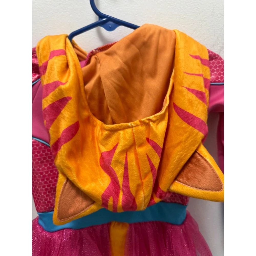 Disney SuperKitties Ginny Costume Dress Hooded Tutu Pink Orange 2T 3013